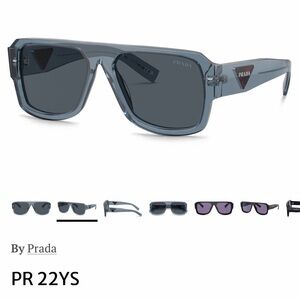 New! Prada PR 22YS Translucent Grey